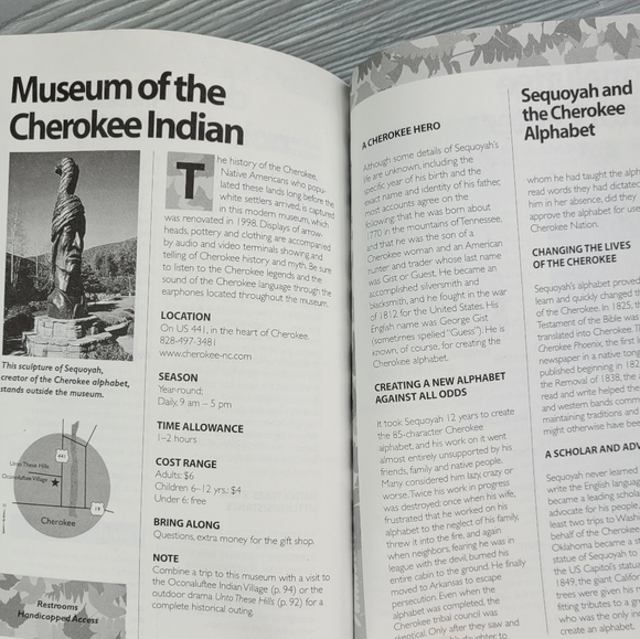 Western North Carolina Natural  Adventures Book - Outdoor Activities Mountains - Picture 3 of 7